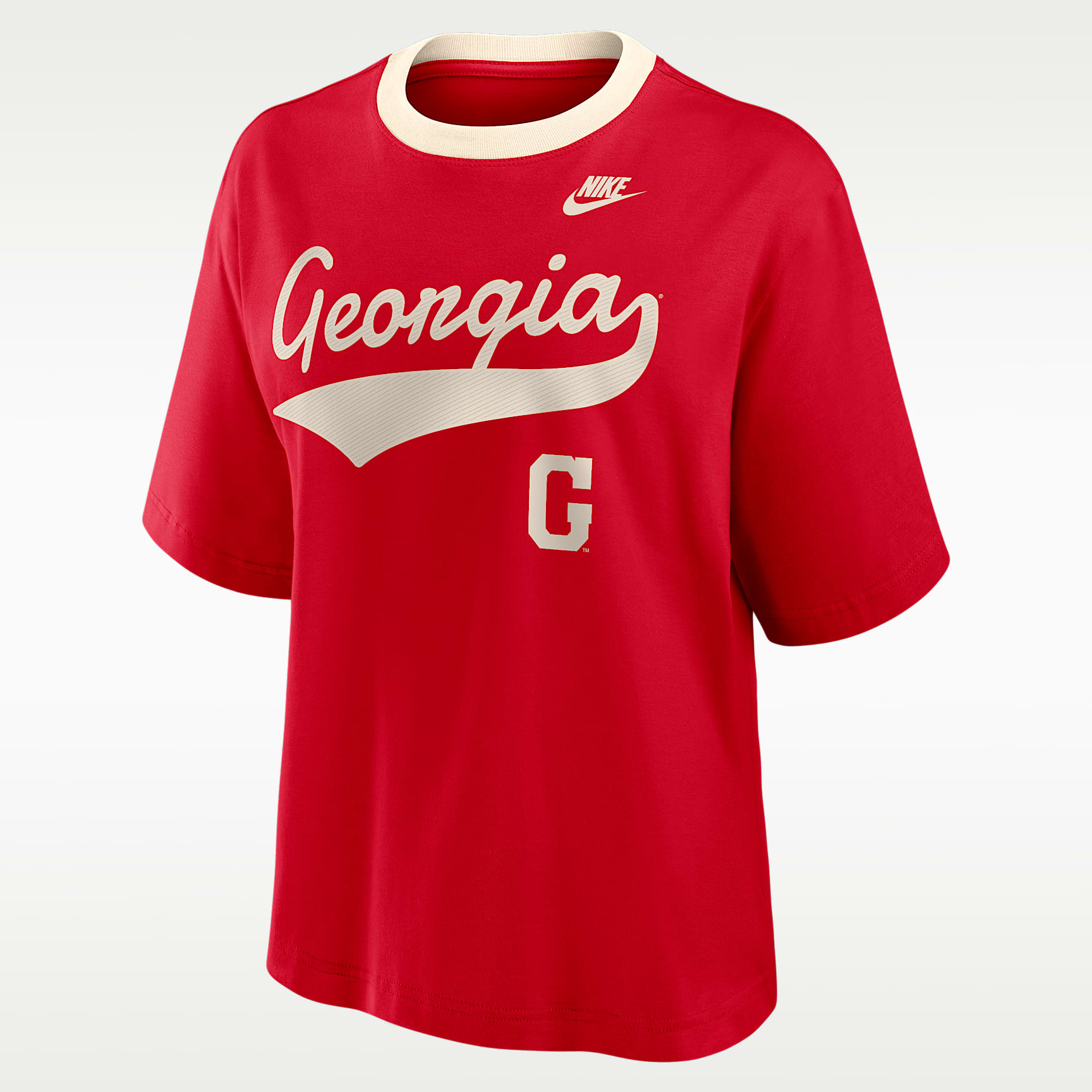 Georgia Legacy Fight Song Boxy Women's Nike College T-Shirt. Nike.com